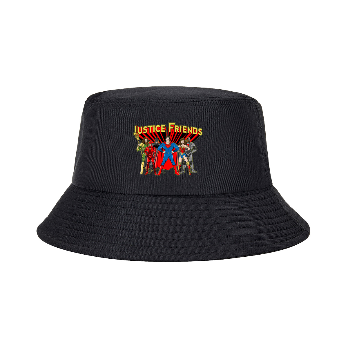 Justice League: Superman, Batman, Wonder Woman, The Flash, Aquaman, Cyborg - Fisherman's Hat