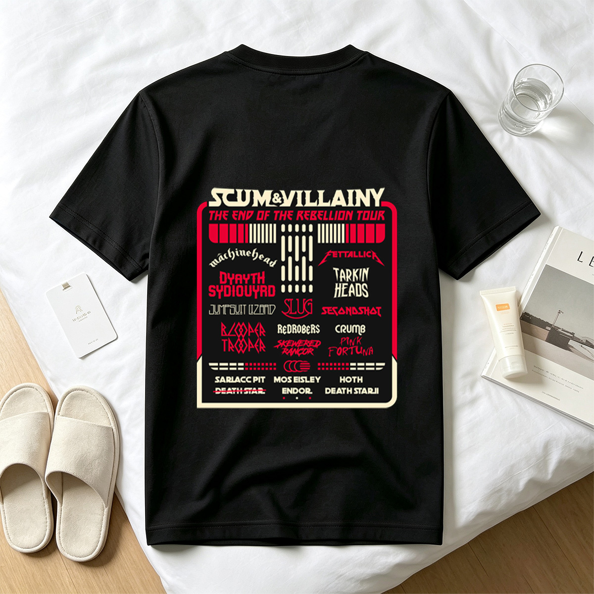 Scum & Villainy: The End of the Rebellion Tour – Star Wars Inspired Band Lineup - Tee