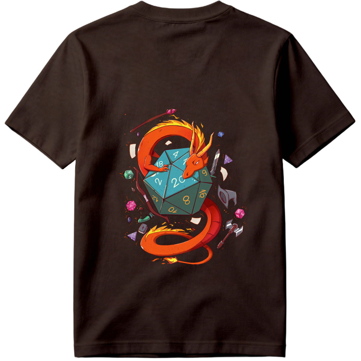 Dragon and D20: Fantasy Adventure - Tee