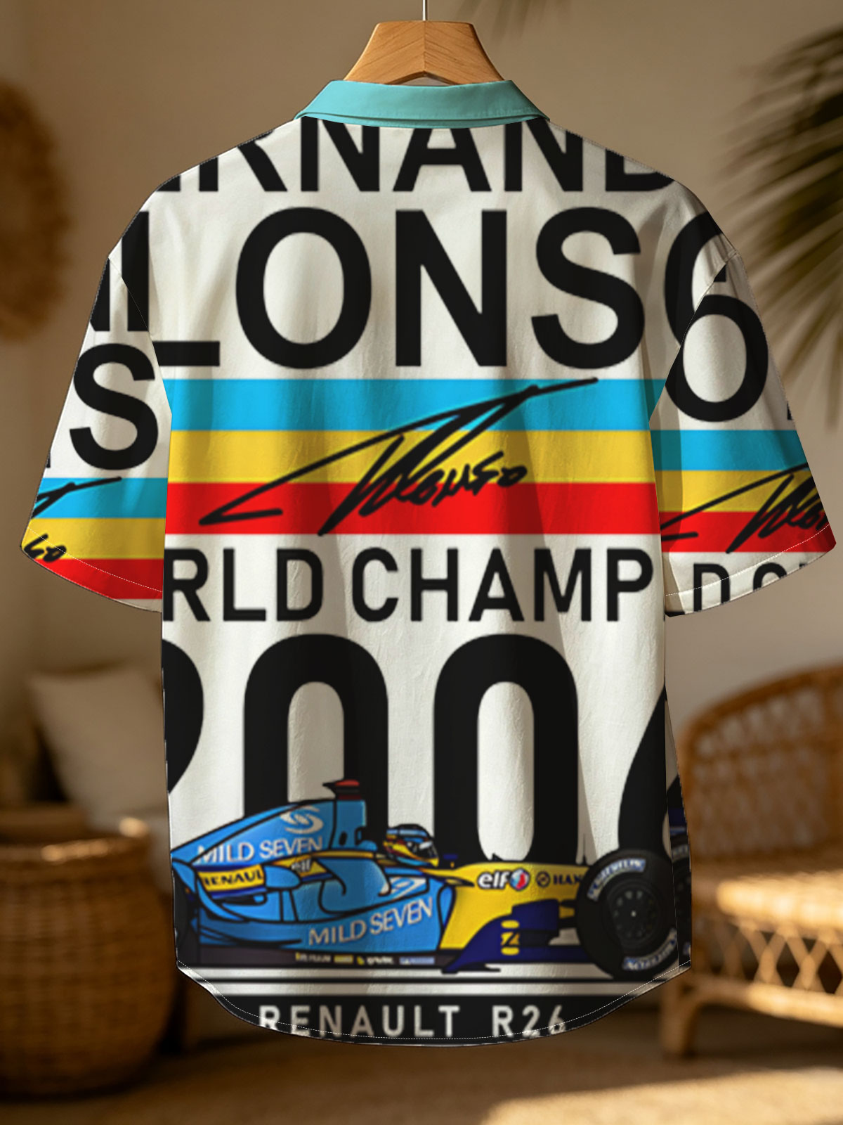 Fernando Alonso Renault R26 2006 World Champion Formula 1 Racing Car -  Shirt