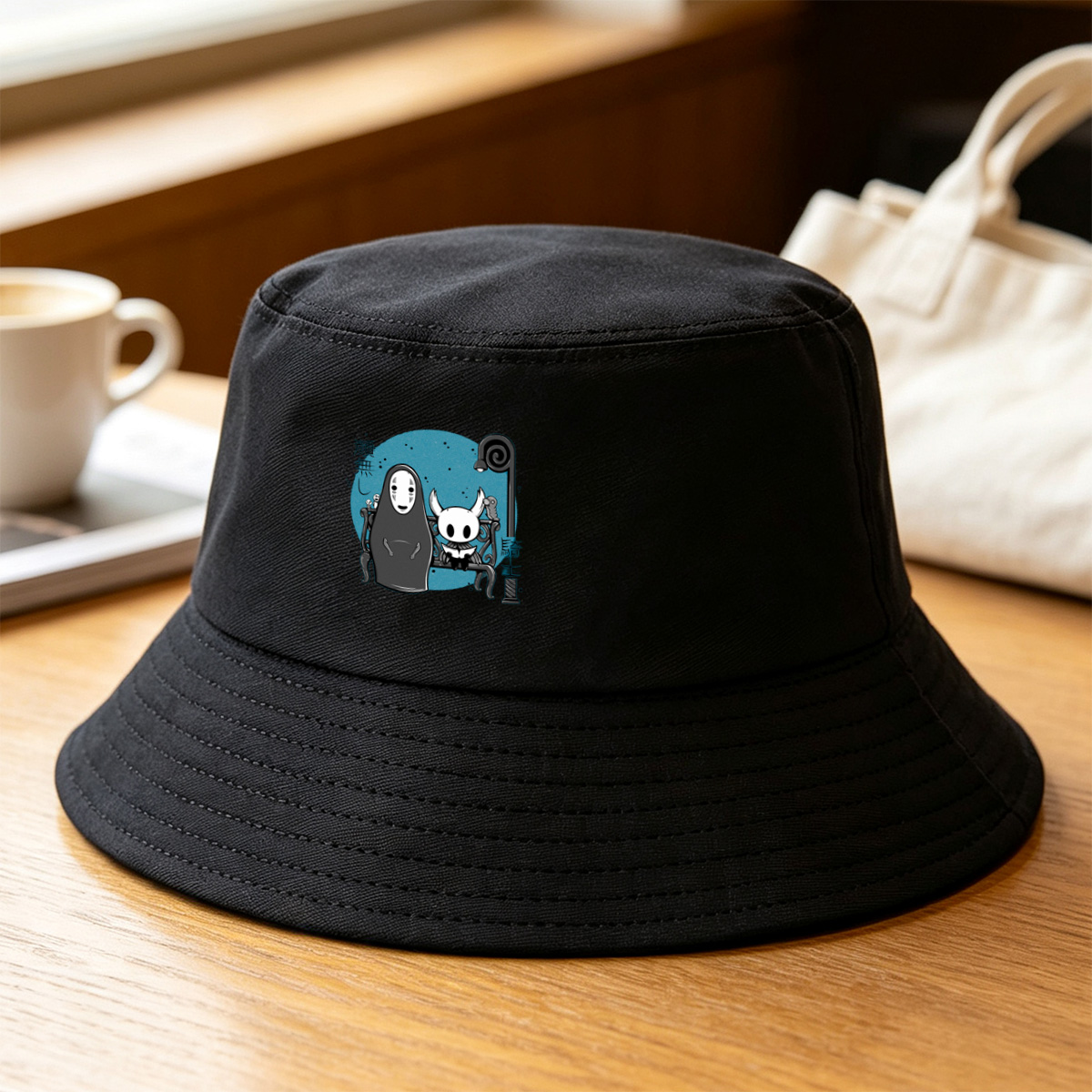 No Face and Hollow Knight - Fisherman's Hat