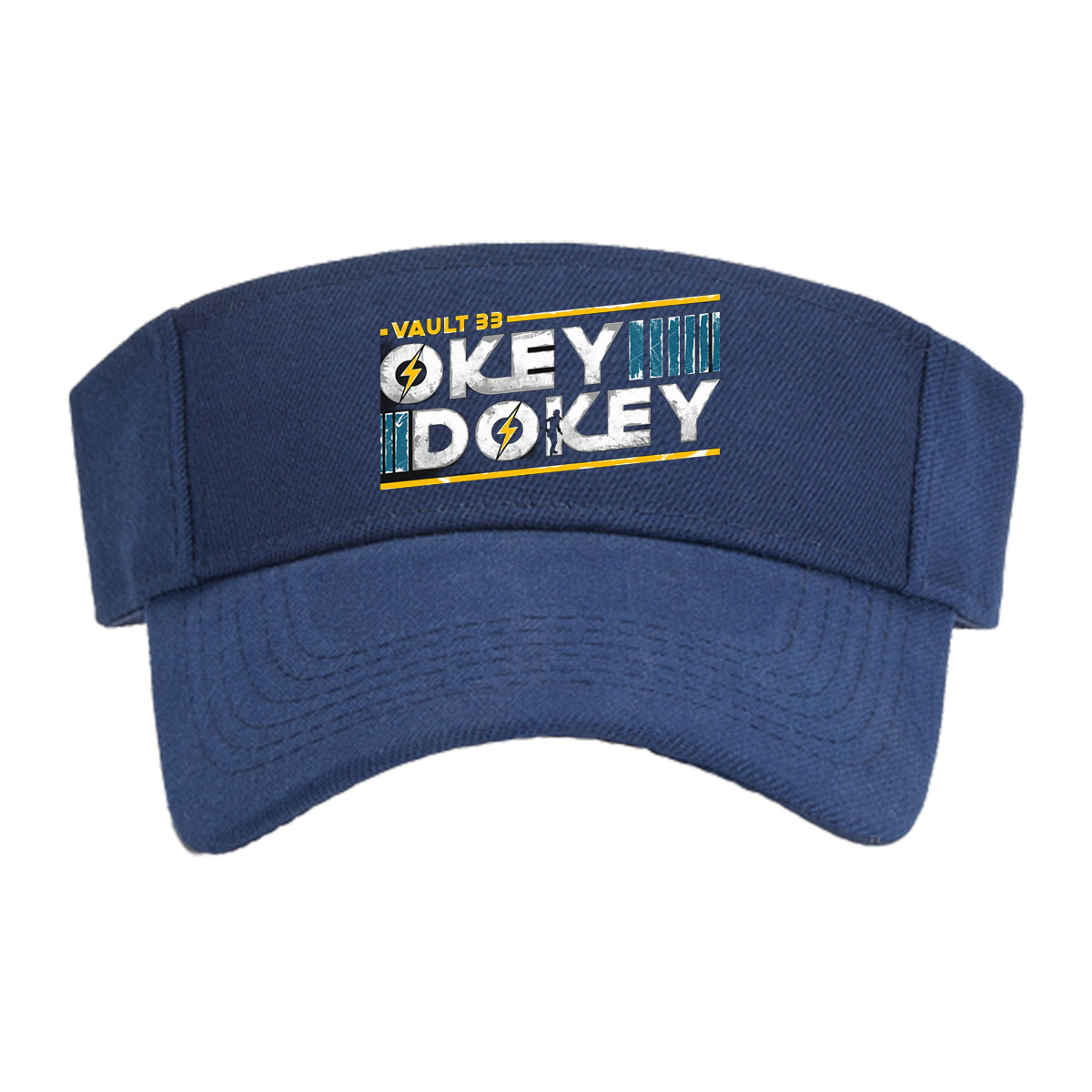 Vault 33: Okey Dokey – Fallout Themed Event with Lightning and Silhouette Design -  Visor cap