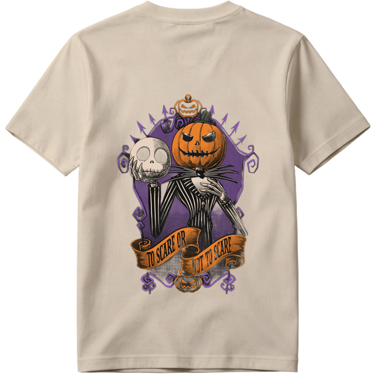 Jack Skellington and Pumpkin King: To Scare or Not to Scare - Tee