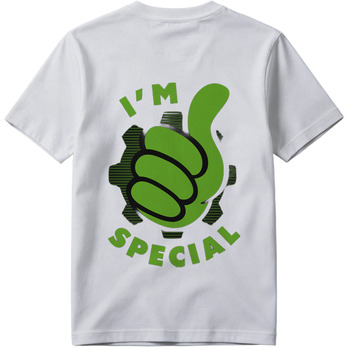 I'm Special - Green Thumbs Up Logo - Tee