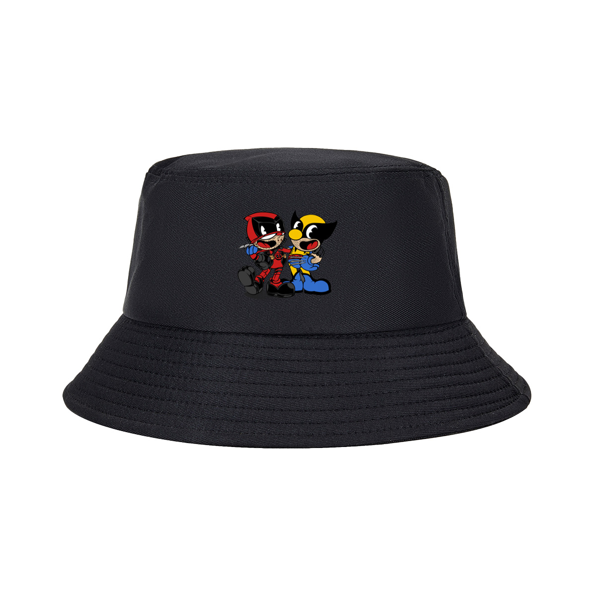 Deadpool and Wolverine Chibi Style - Fisherman's Hat