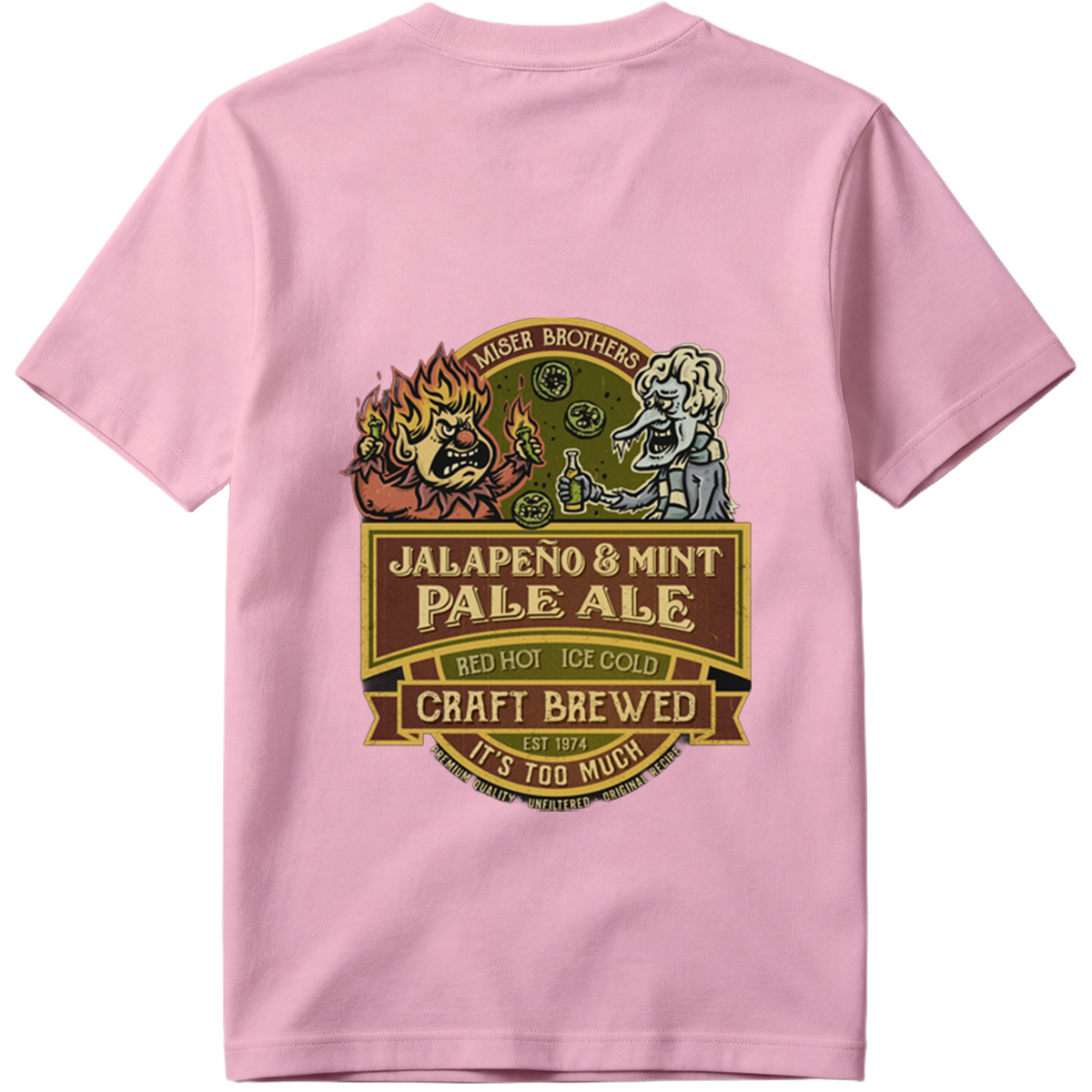 Miser Brothers Jalapeno & Mint Pale Ale Craft Brewed - Tee