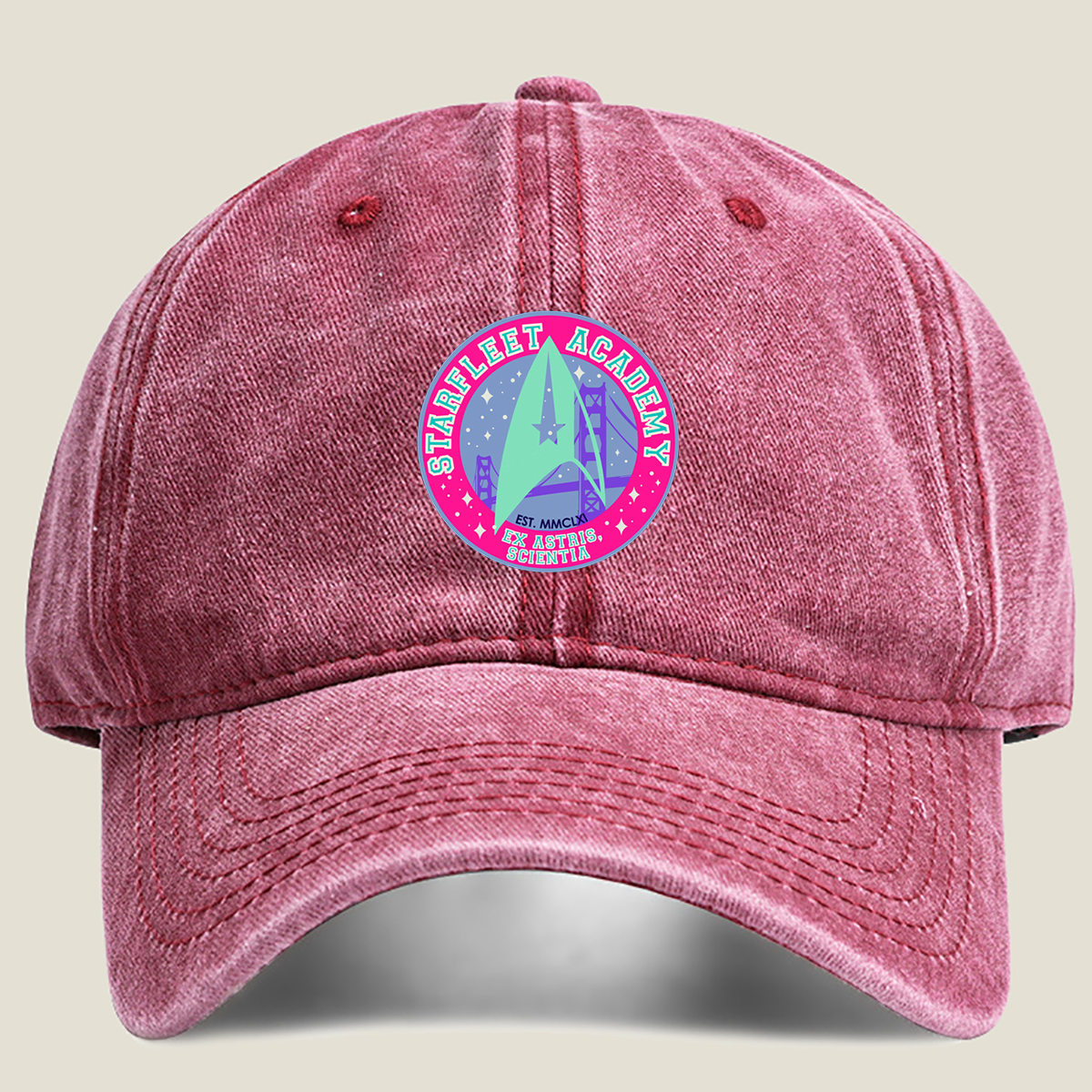 Starfleet Academy: Ex Astris, Scientia - Washed Denim - Baseball Cap