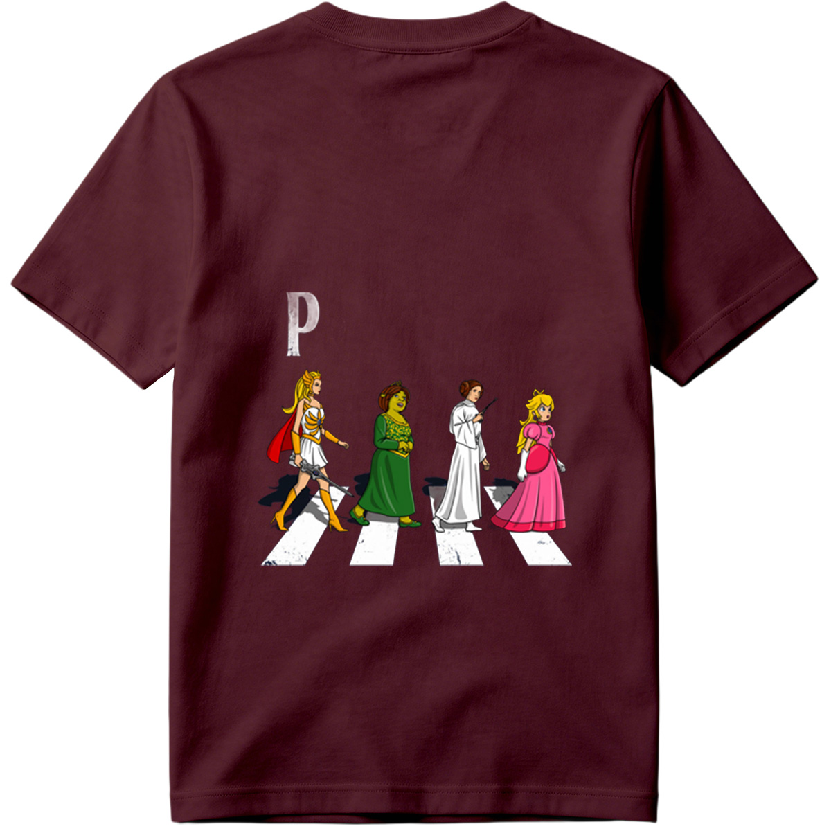 The Princesses: Wonder Woman, Shrek, Princess Leia, and Princess Peach - Tee