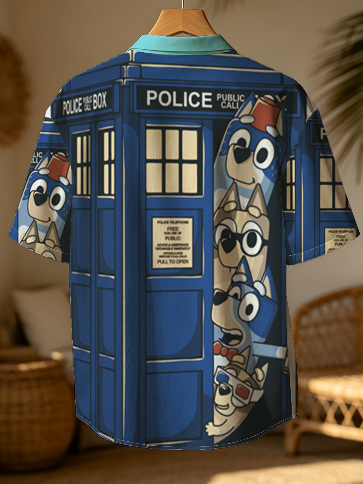 Bluey and Family in the TARDIS: A Whimsical Time Travel Adventure -  Shirt