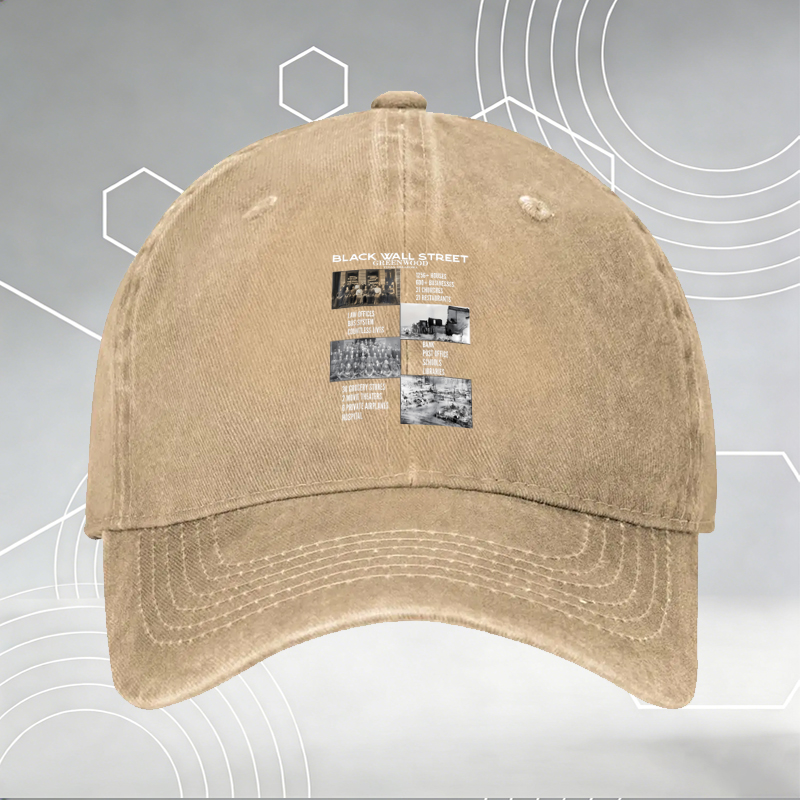 New Baseball Cap with Cassette Tape Print and 