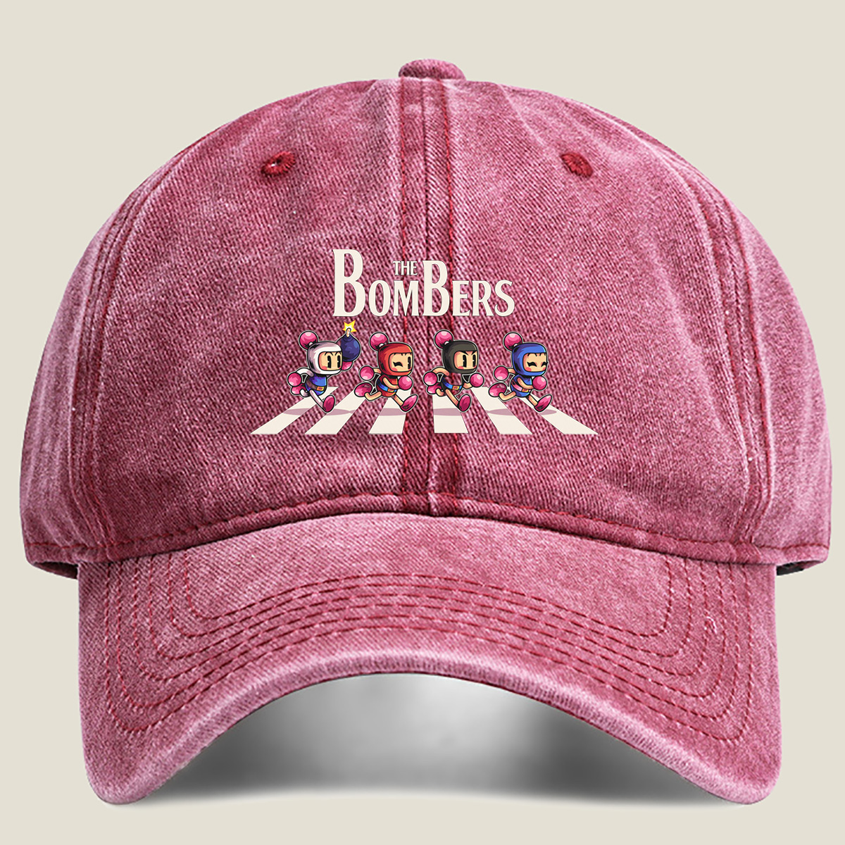 The Bombers: A Crosswalk Adventure - Washed Denim - Baseball Cap