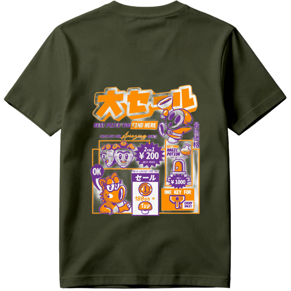 Kirby and King Dedede Big Sale Adventure - Tee