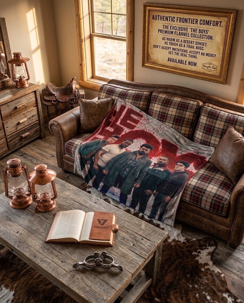Custom Face Blanket The Boys TV Show Flannel Blanket Perfect for Fans of Superhero Series Ideal for Couch Time or as a Unique Gift or Giveaway