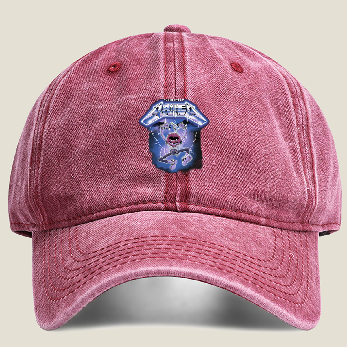 The Electric Mayhem: Animal Rock Star - Washed Denim - Baseball Cap