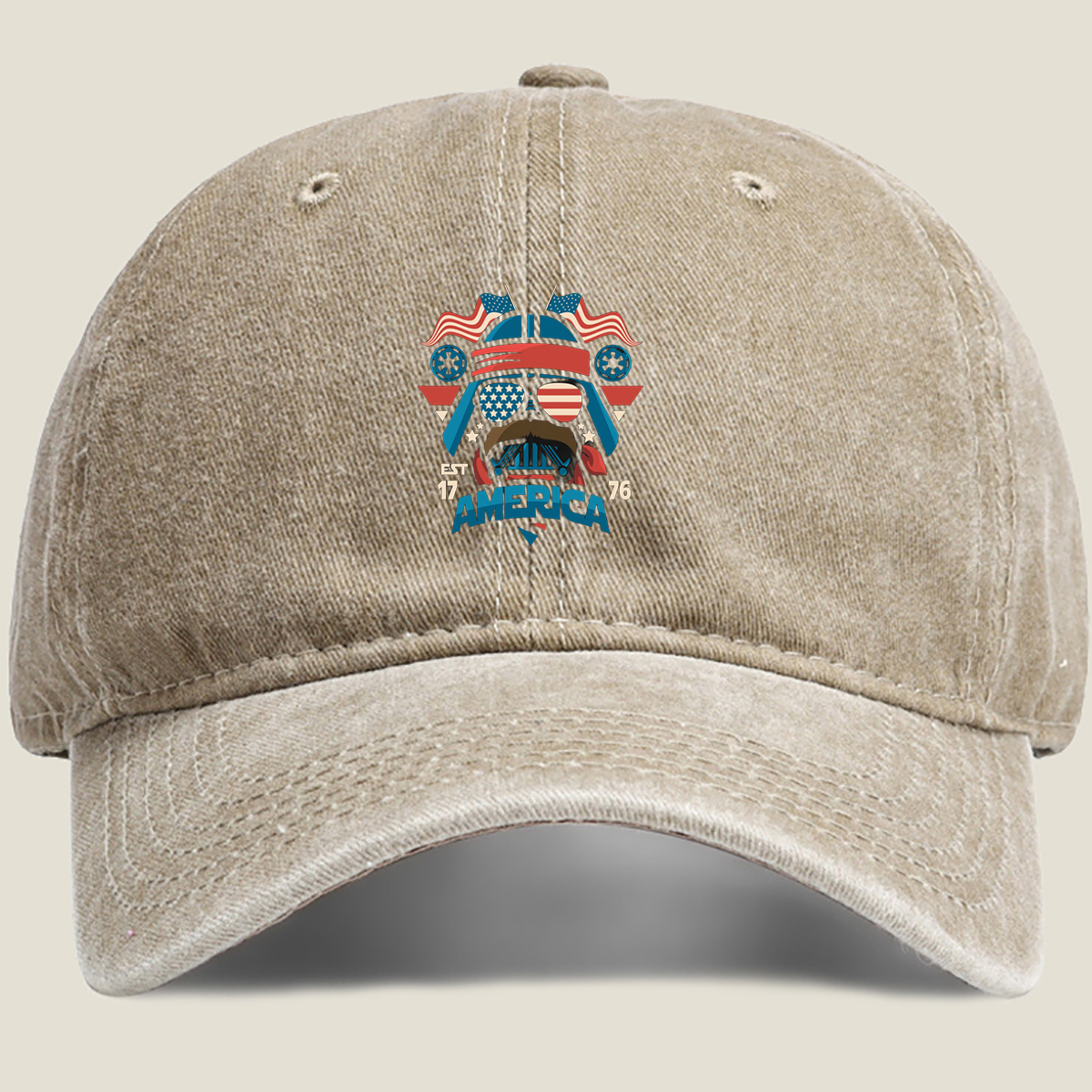 Star Wars: Darth Vader America 1776 - Washed Denim - Baseball Cap