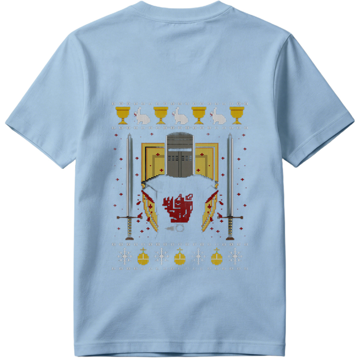 Game of Thrones: Iron Throne and White Walkers Holiday Design - Tee