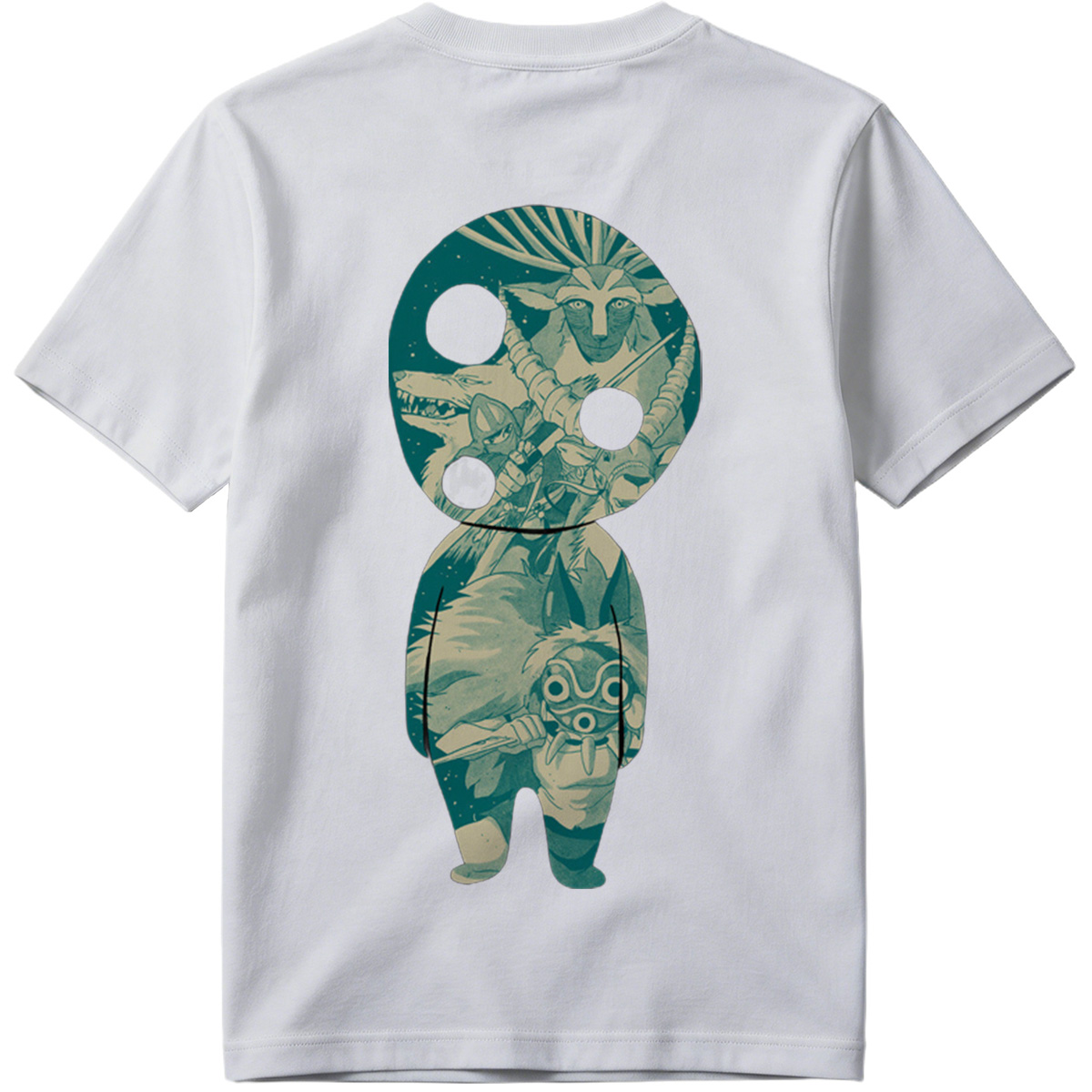 Princess Mononoke: San and Moro in KAWS Style - Tee