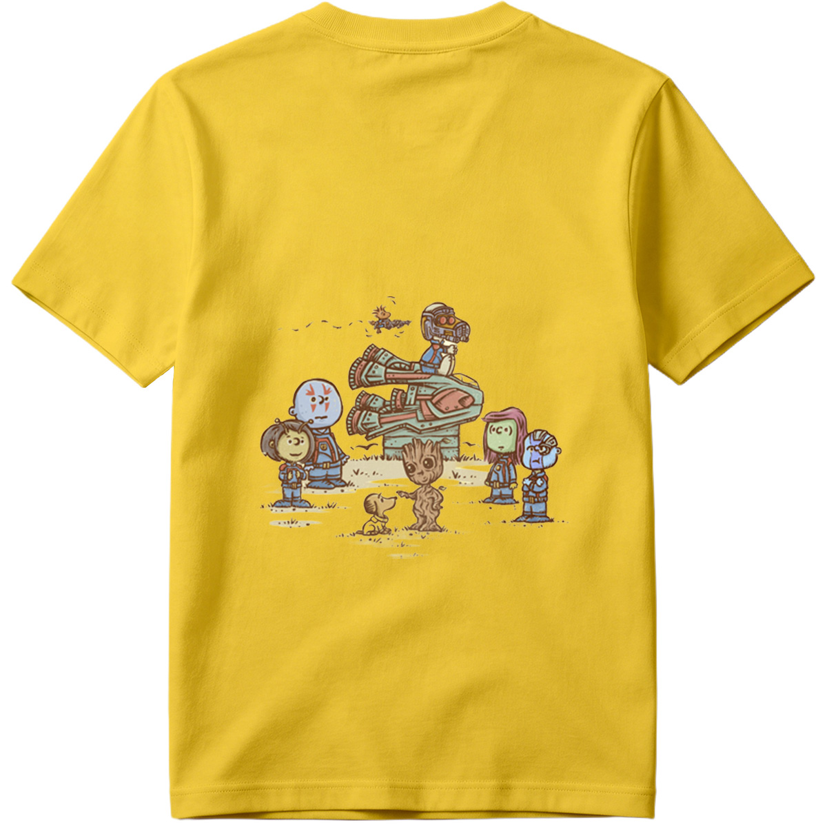 Guardians of the Galaxy: Groot, Rocket, Star-Lord, Gamora, Drax, and Nebula - Tee