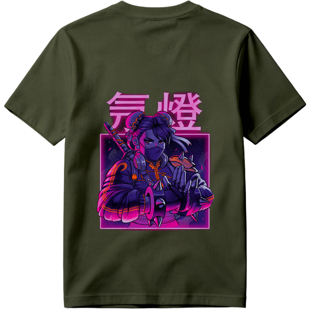 Cyberpunk Geisha: Neon Samurai - Tee