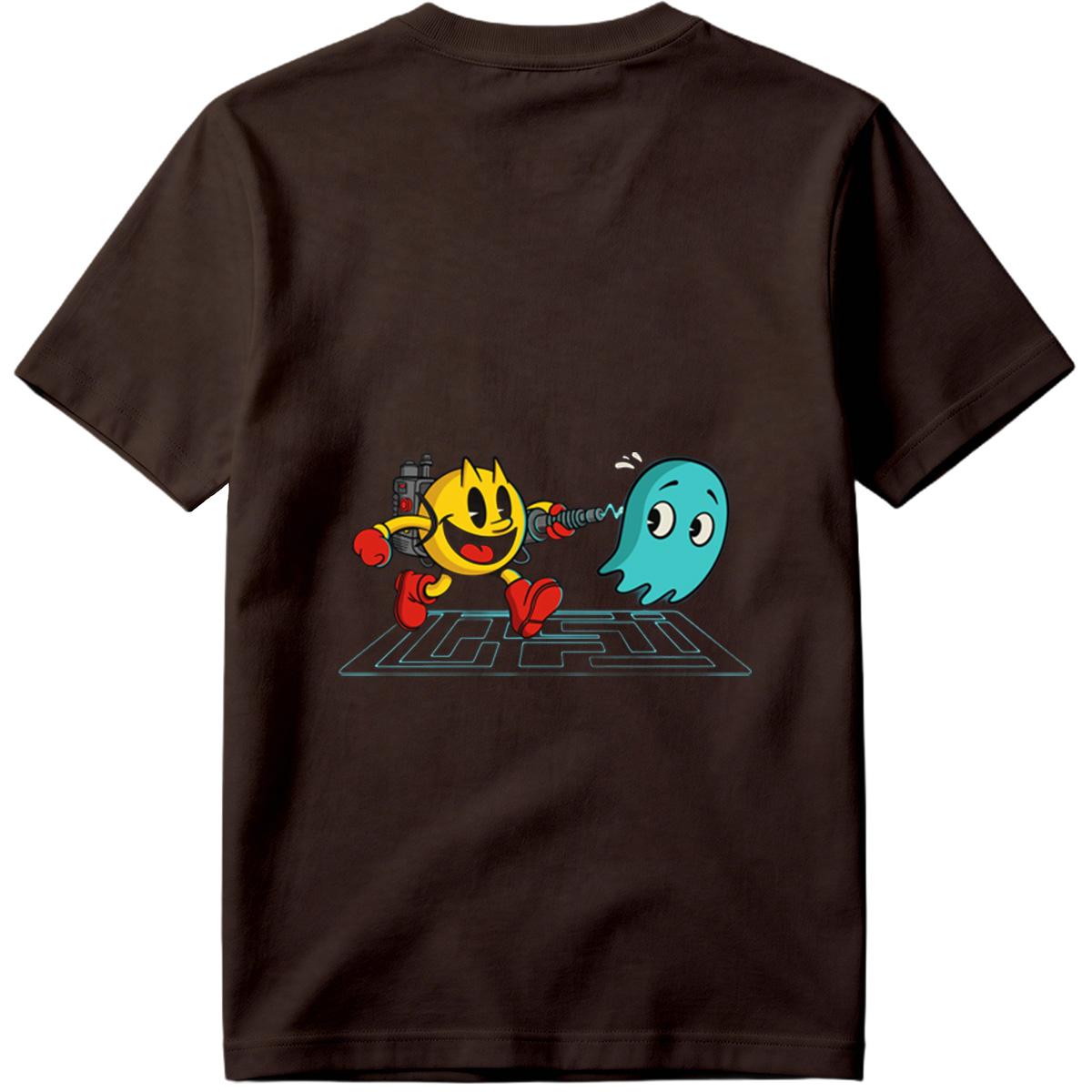 Pac-Man and Ghost in Action - Tee