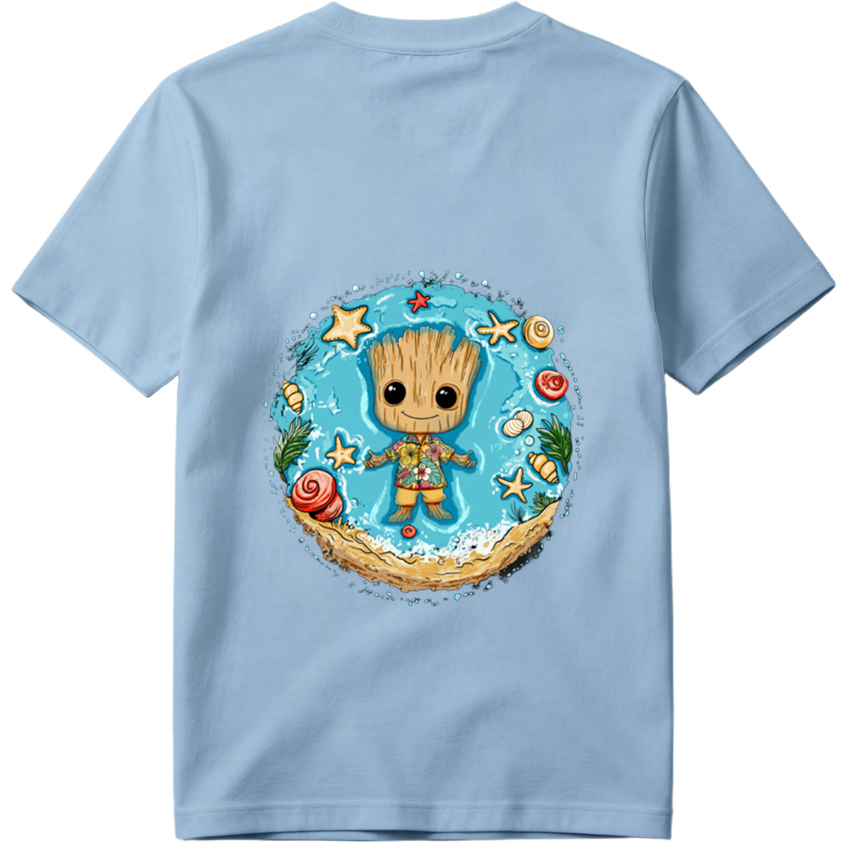 Guardians of the Galaxy - Baby Groot at the Beach - Tee
