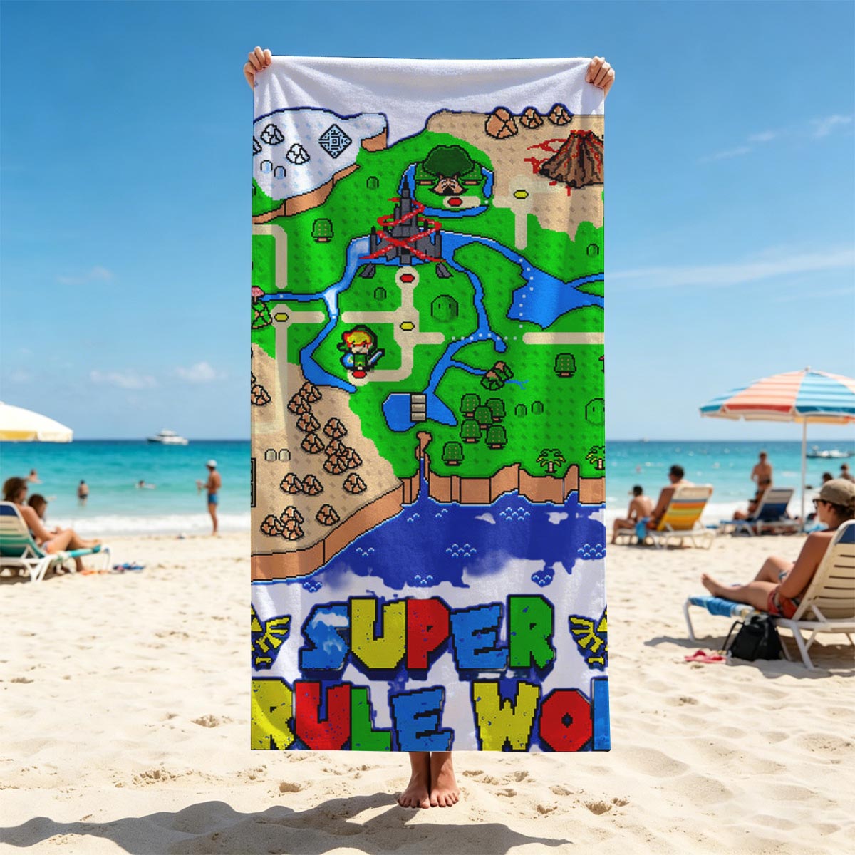 Super Hyrule World: Link's Adventure in the Legend of Zelda Universe - Beach towels