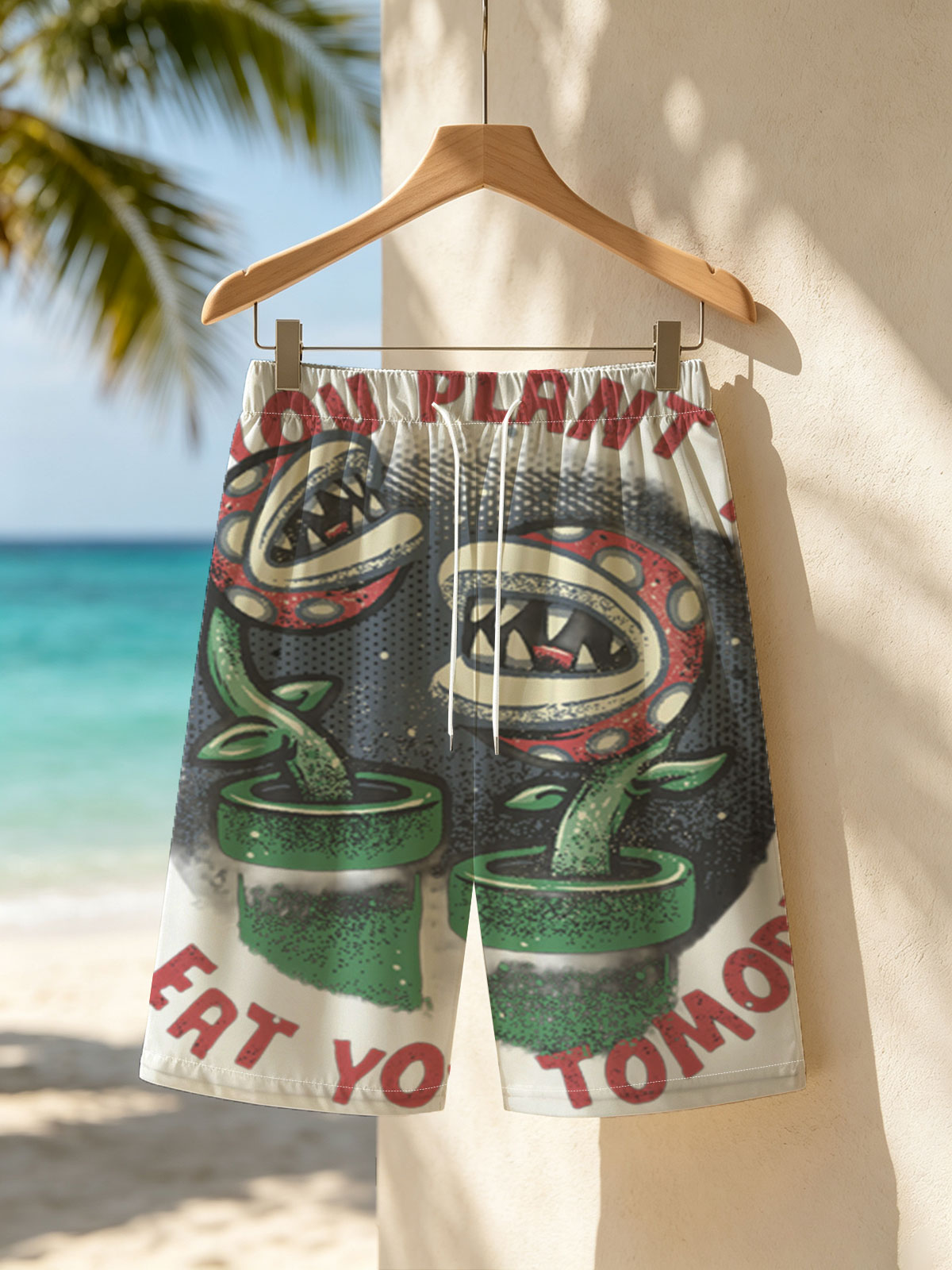 Piranha Plants: What You Plant Today Will Eat You Tomorrow -  Beach shorts