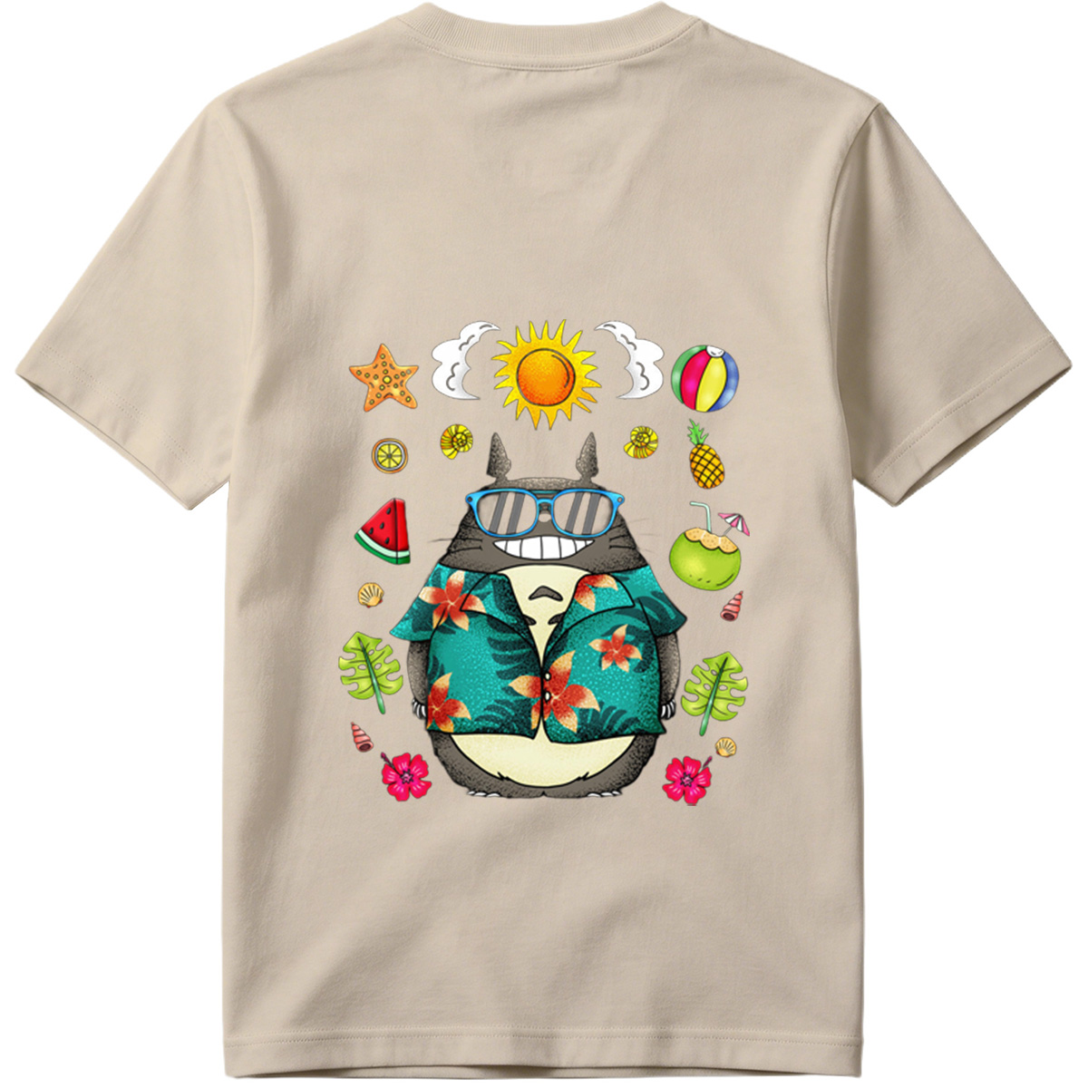 Totoro in Tropical Vibes - Tee