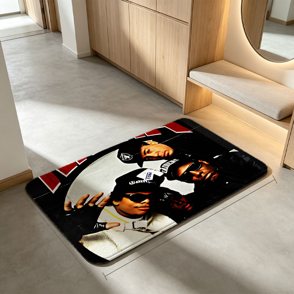 N.W.A - The Strength of Street Knowledge - Flannel floor mat