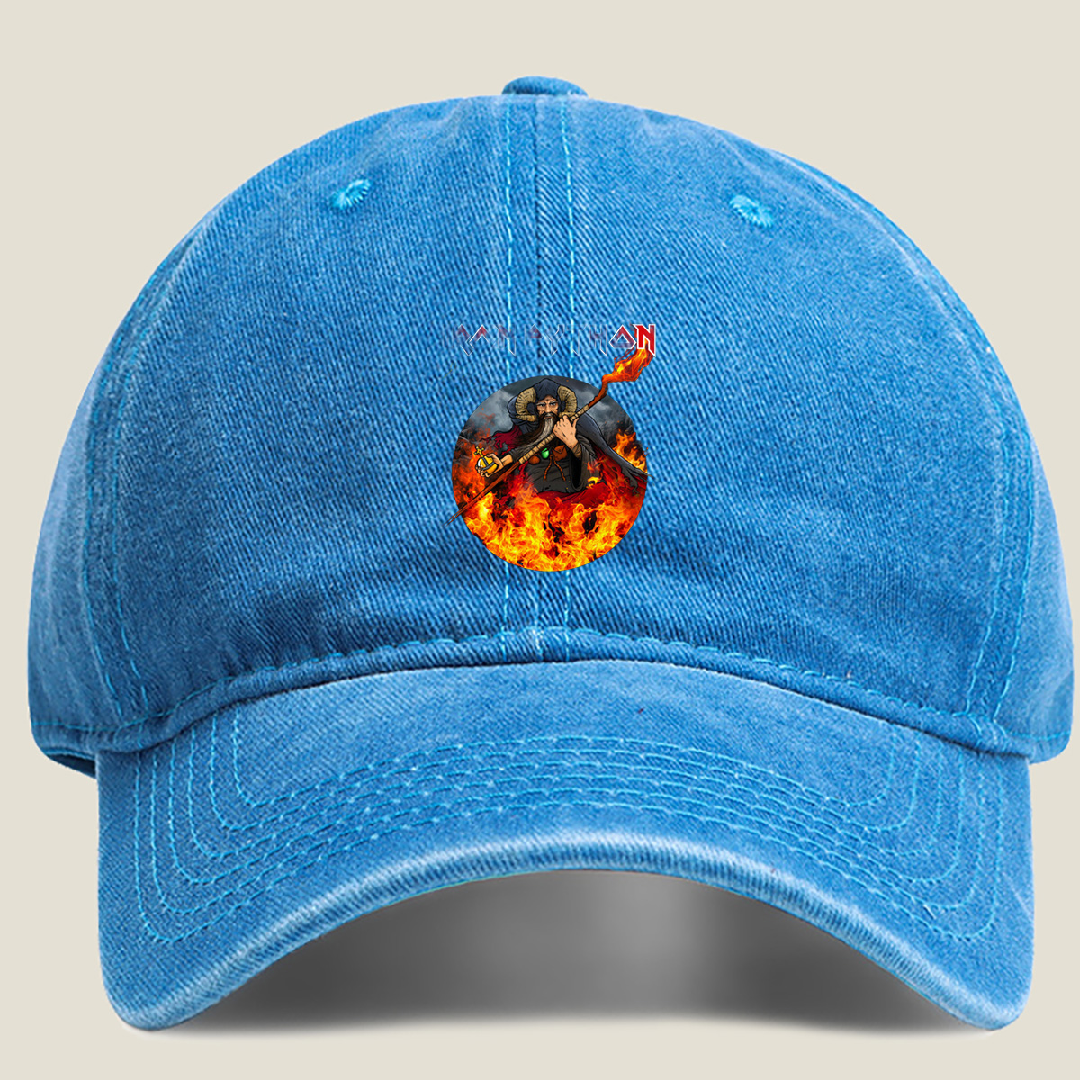 Iron Python: The Enchanter - Washed Denim - Baseball Cap