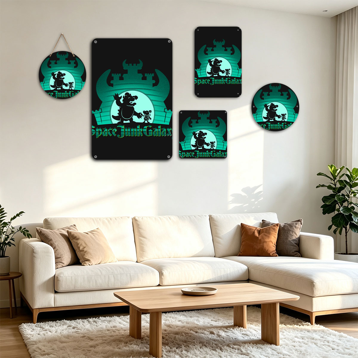 Space Junk Galaxy: Monster and Alien Adventure - painting