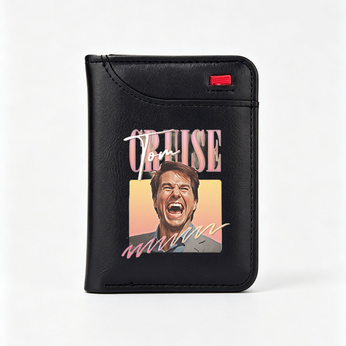 Tom Cruise Screaming Portrait Art - Vertical Style Wallet