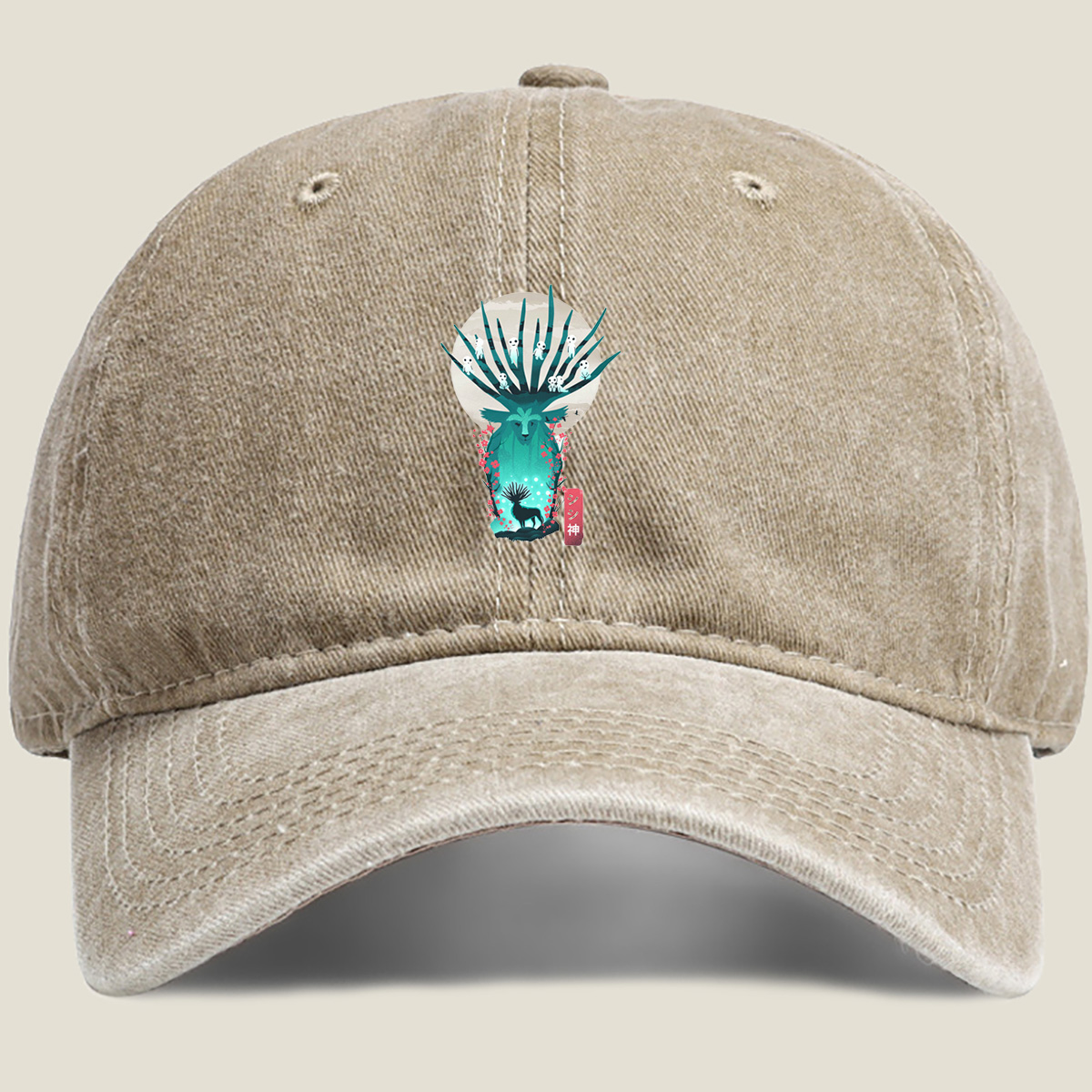 Shishigami: The Spirit of the Deer - Washed Denim - Baseball Cap