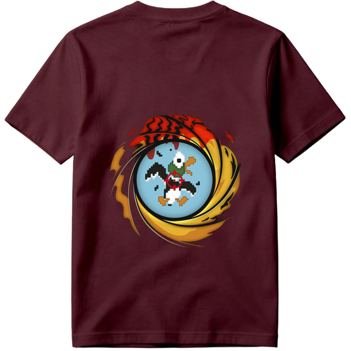 Duck Hunt: Pixel Duck in the Crosshairs - Tee