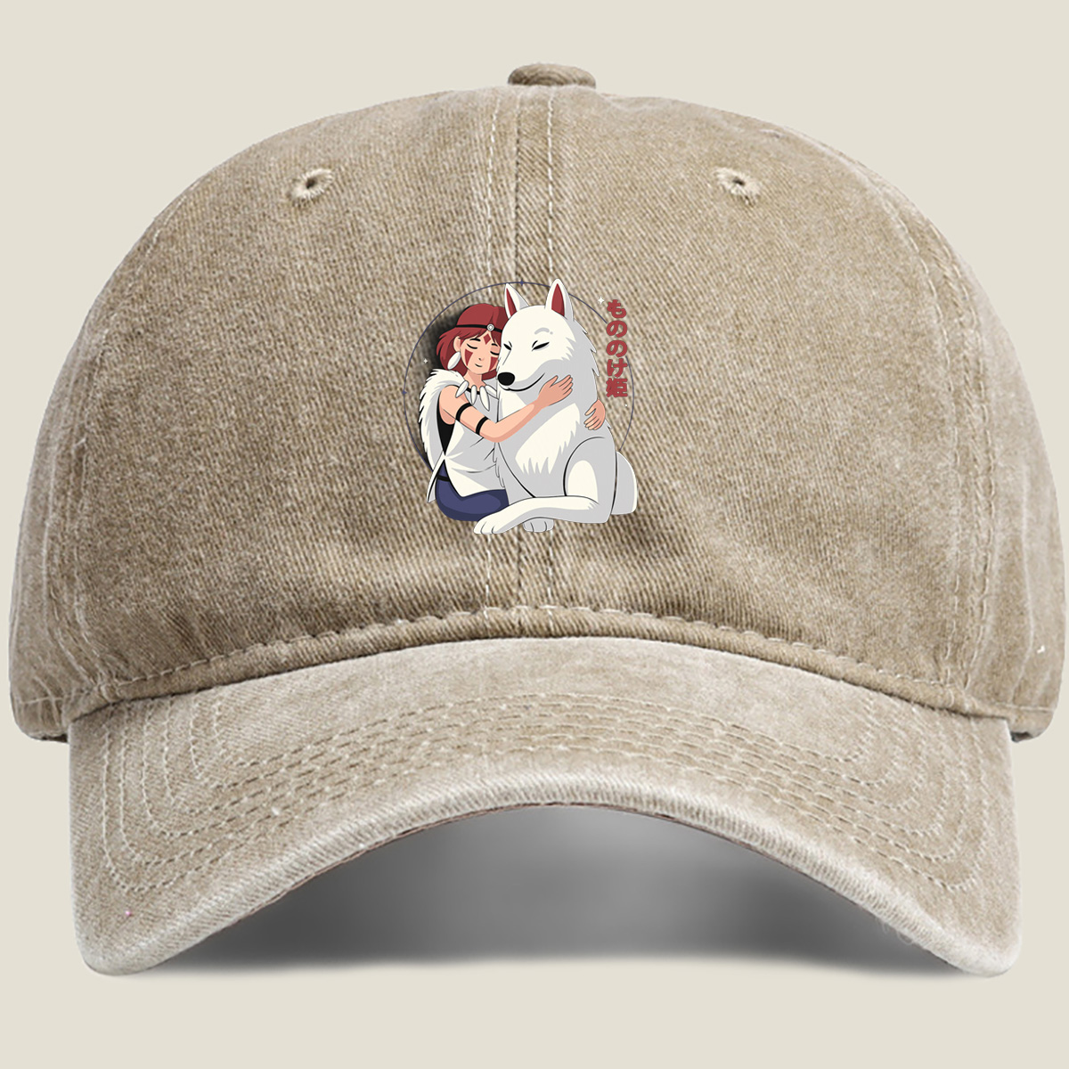 Princess Mononoke: San and Moro - Washed Denim - Baseball Cap