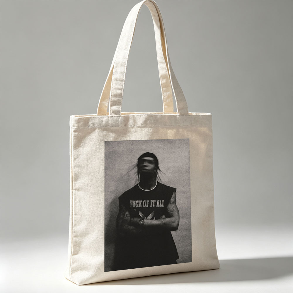 Drake in a Bold Statement: Black and White Portrait with 