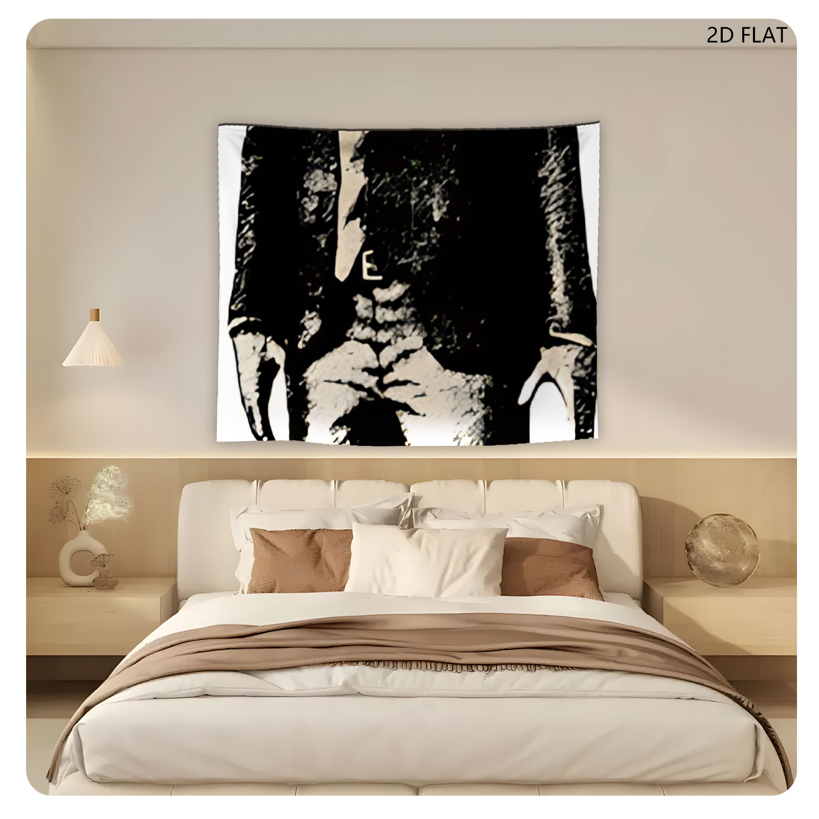 Boombox Head Man in Suit - Tapestry