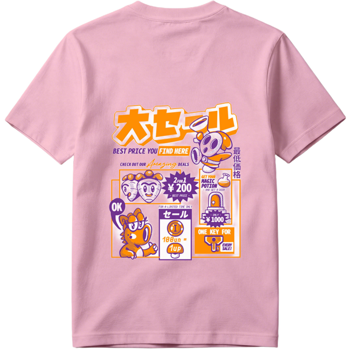 Kirby and King Dedede Big Sale Adventure - Tee