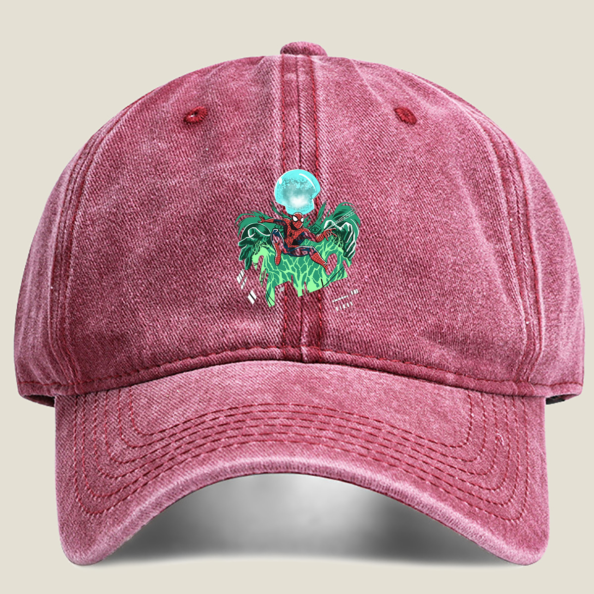 Spider-Man: Moonlit Swing - Washed Denim - Baseball Cap