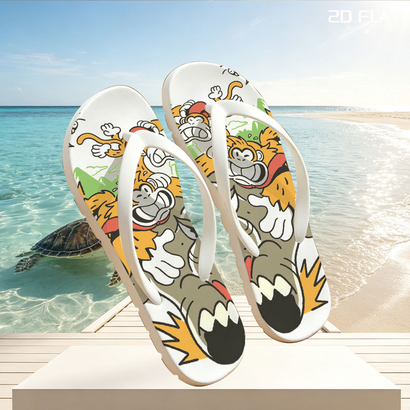 Donkey Kong vs. Rhino in Jungle Chaos -  flip-flops
