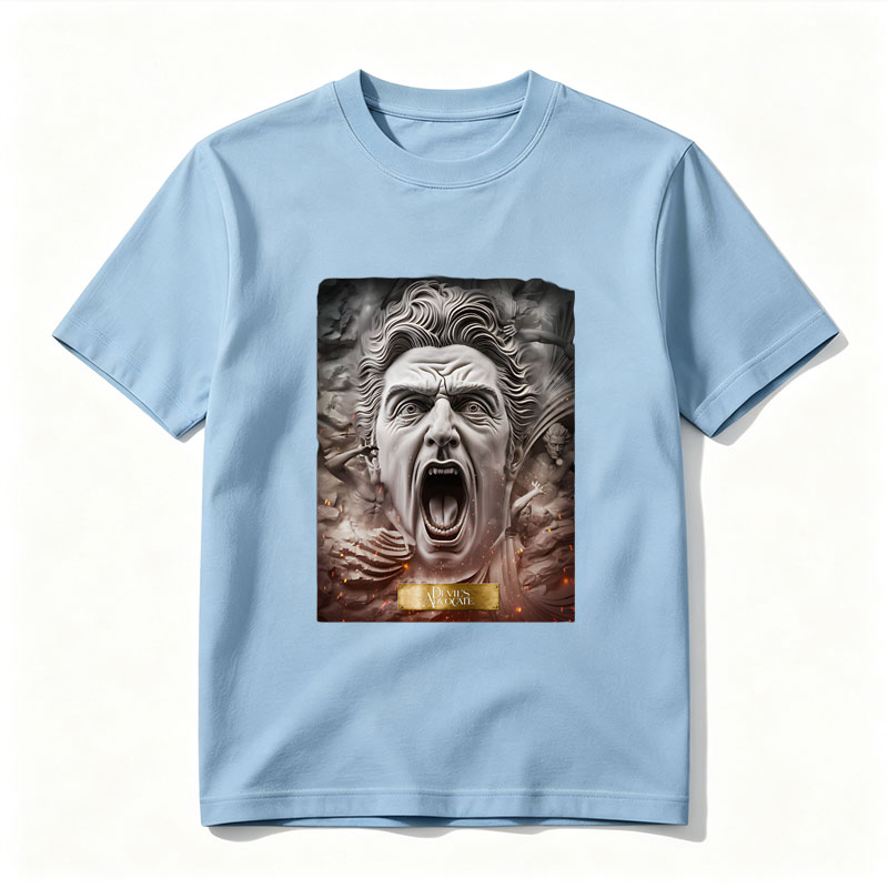 Dumbledore's Advocate: A Dramatic Portrait of Albus Dumbledore in Stone Relief - Tee