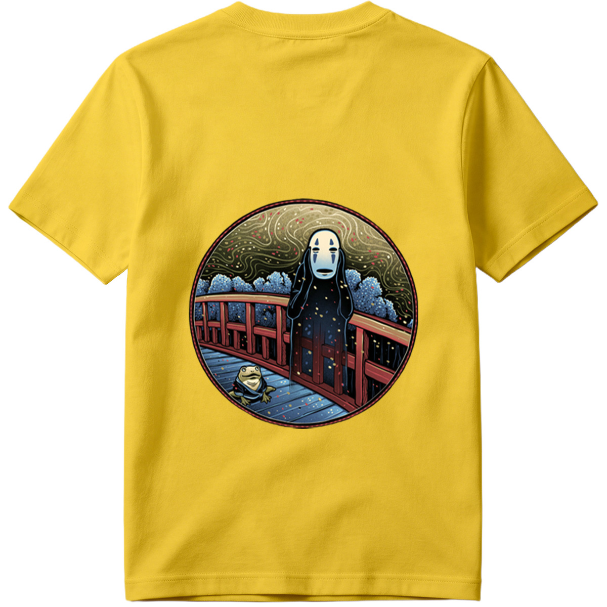 Spirited Away: No-Face and Frog on Bridge - Tee