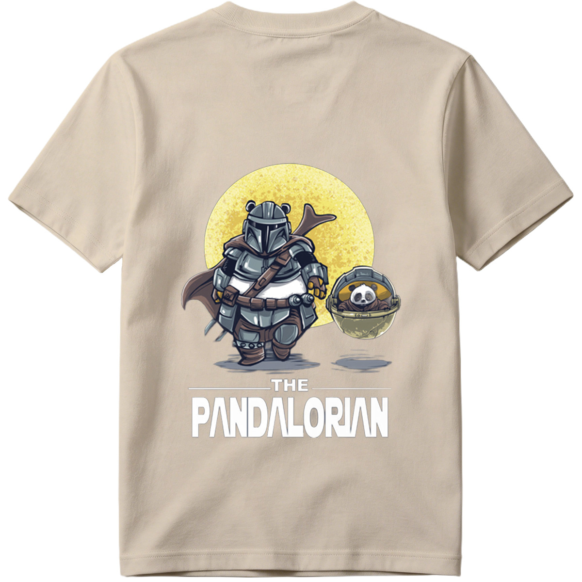 The Mandalorian with Panda Baby - Tee