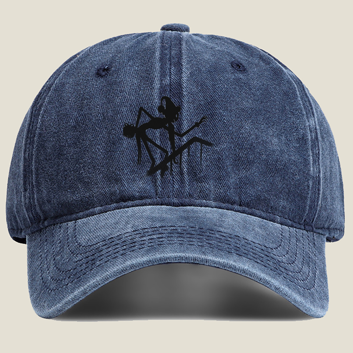 Coraline and the Other Mother - Washed Denim - Baseball Cap