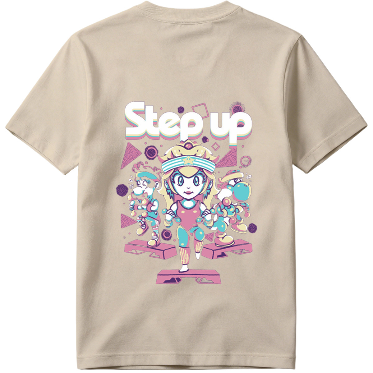 Step Up: Princess Peach, Mario, and Yoshi in Sync - Tee