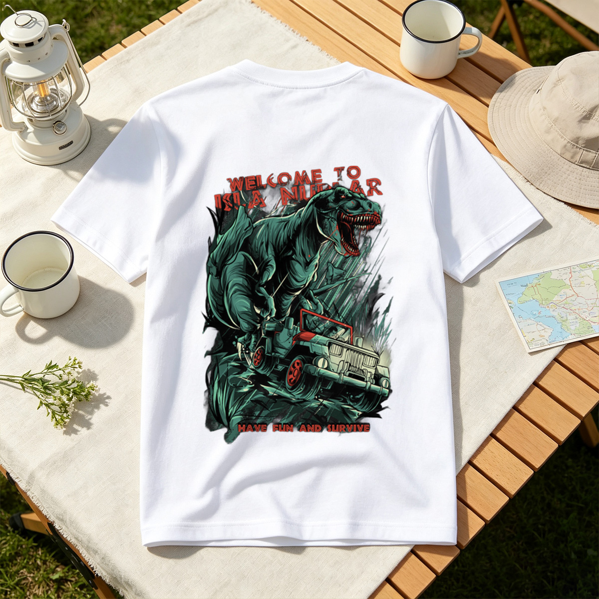 T-Rex vs Jeep: Welcome to Kla Nutar - Tee
