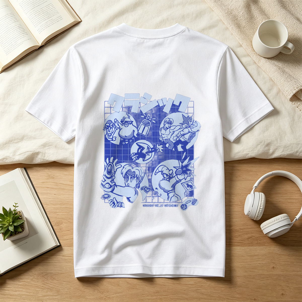 Classic Gaming Characters: Sonic, Knuckles, Tails, and Dr. Eggman - Tee