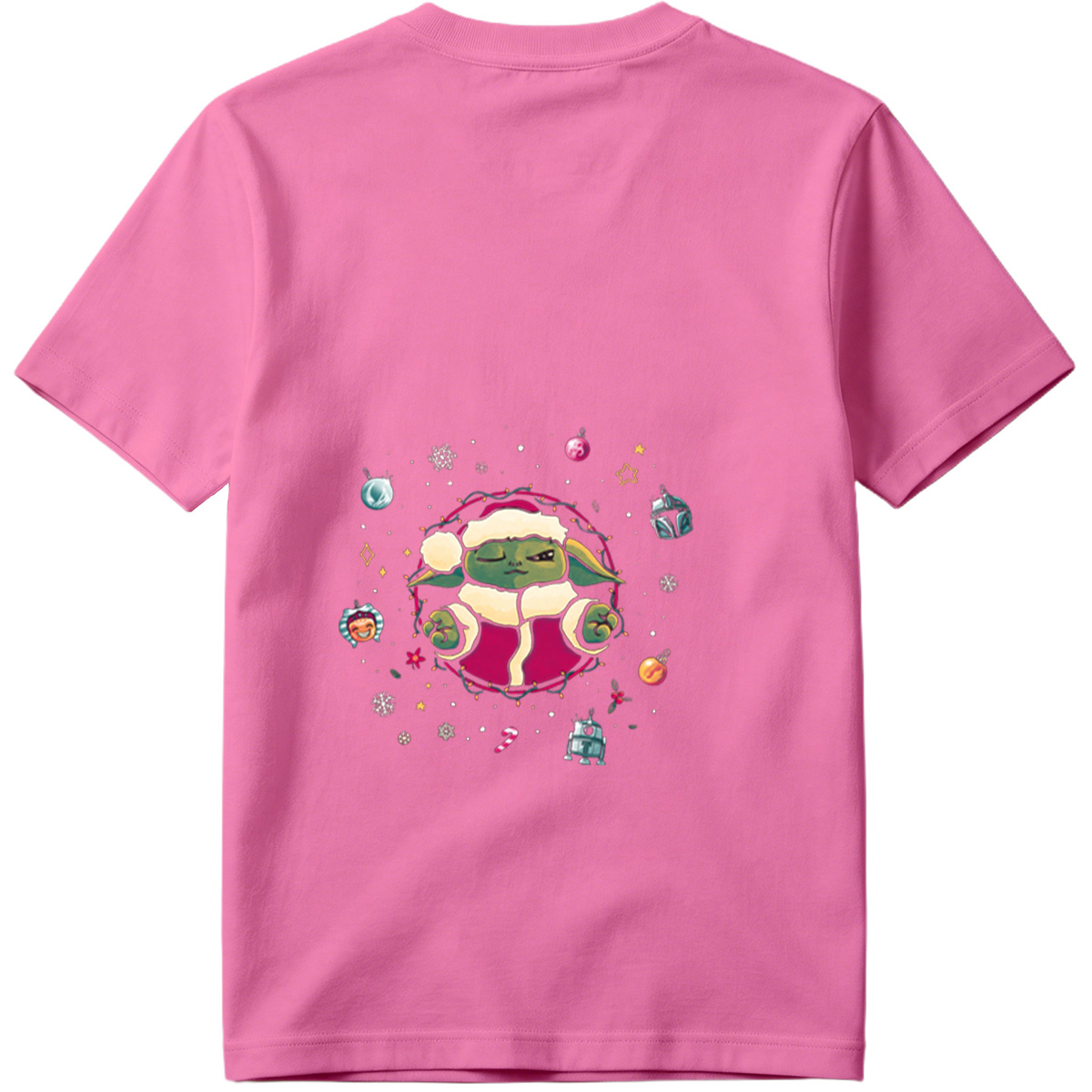 Baby Yoda Christmas Holiday Art - Tee
