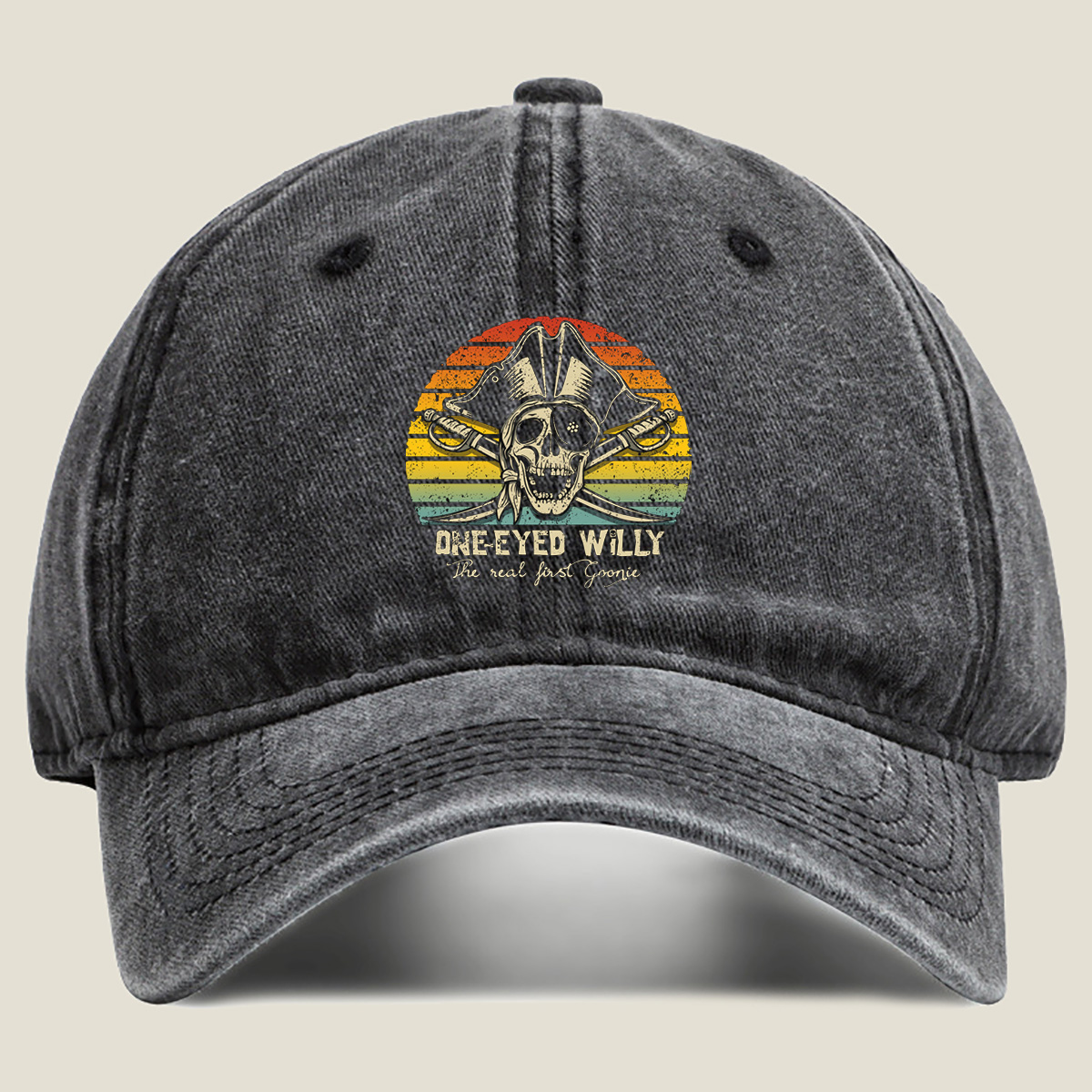 One-Eyed Willy: The Real First Goonie - Washed Denim - Baseball Cap