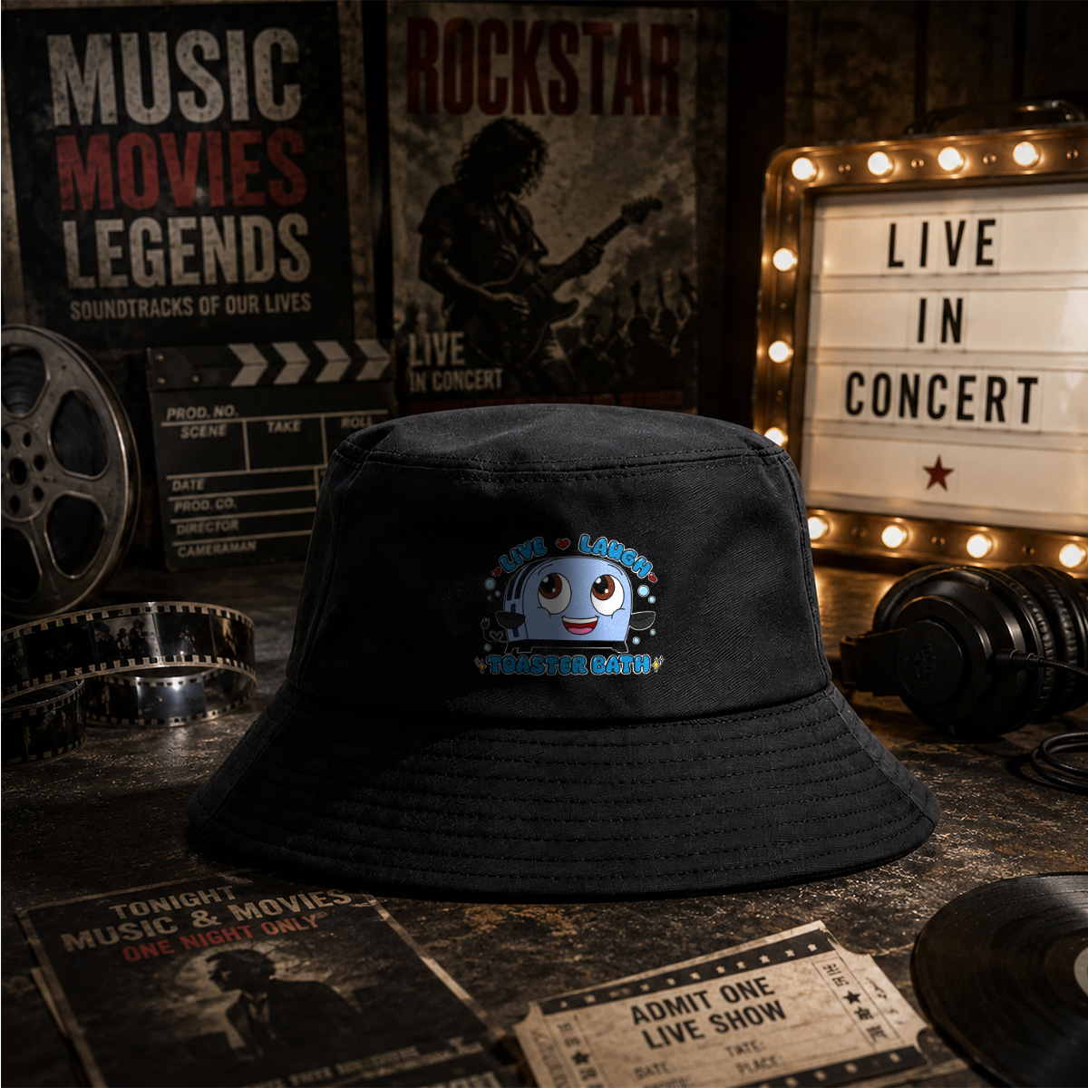 Live Laugh Toaster Bath - Fisherman's Hat
